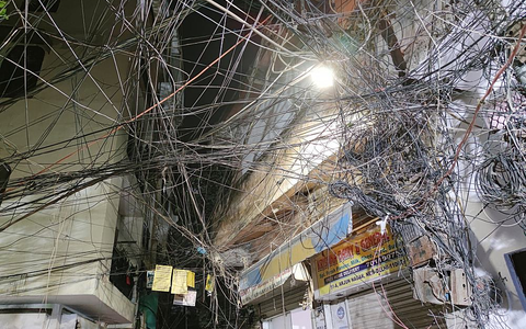Elektroversorgung in Neu-Delhi (Archiv) - Foto: über dts Nachrichtenagentur