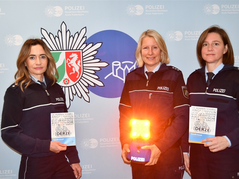 POL-PB: Tag gegen Gewalt an Frauen: Kreispolizeibehörde Paderborn setzt Zeichen - Foto: presseportal.de