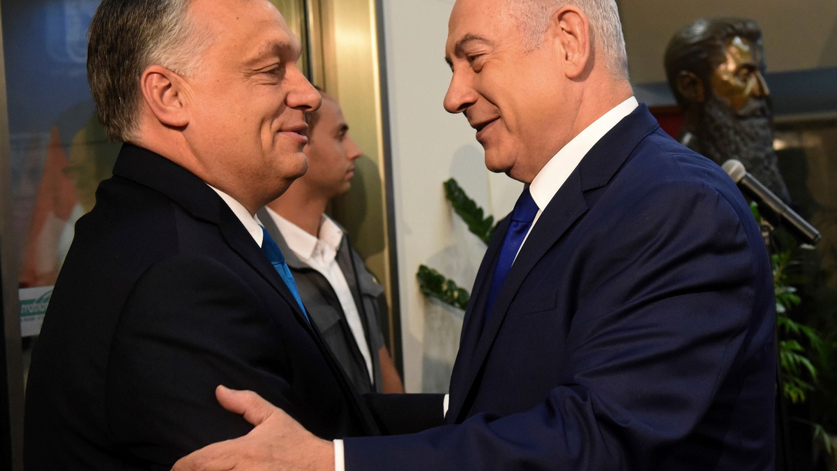 Viktor Orban und Benjamin Netanjahu. (Archivbild) - Foto: Debbie Hill/Pool UPI/AP/dpa