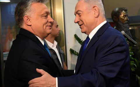 Viktor Orban und Benjamin Netanjahu. (Archivbild) - Foto: Debbie Hill/Pool UPI/AP/dpa