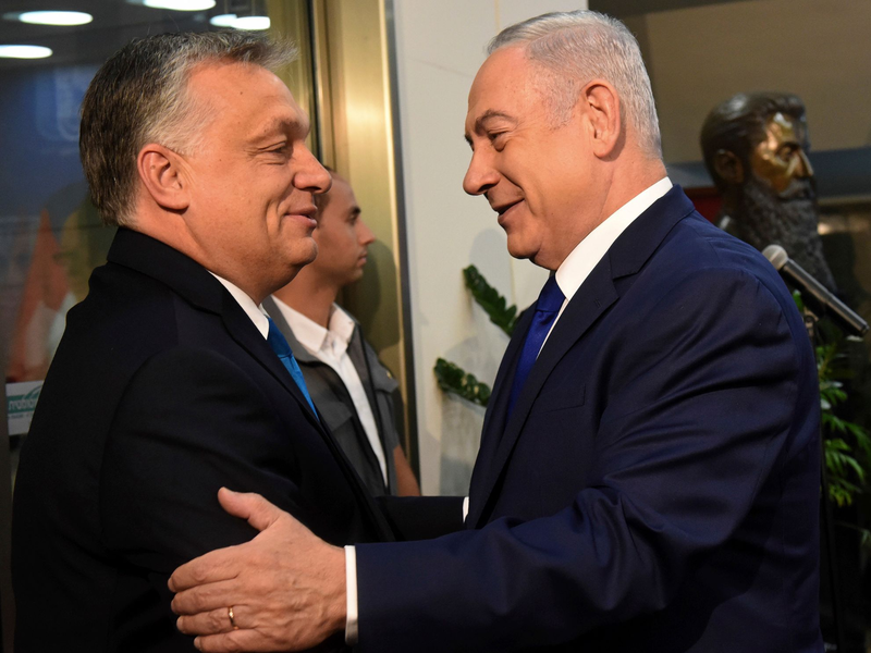 Viktor Orban und Benjamin Netanjahu. (Archivbild) - Foto: Debbie Hill/Pool UPI/AP/dpa