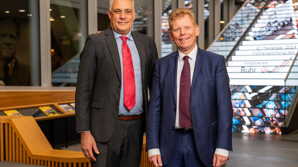 Guido Kerkhoff folgt auf Rolf Buch als neuer Moderator des Initiativkreises Ruhr - Foto: presseportal.de