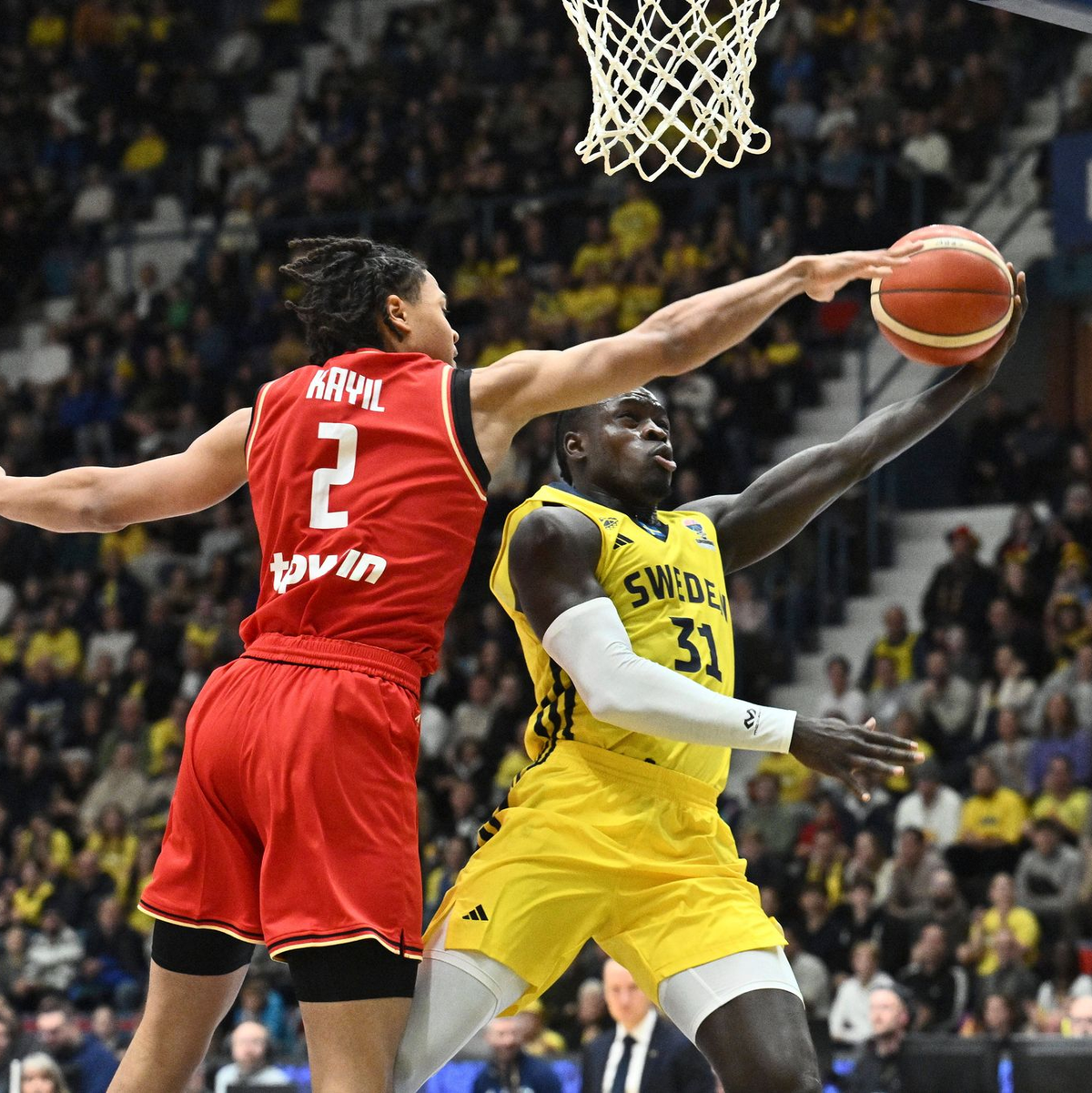 Deutschlands Jack Kayil in Aktion. - Foto: Claudio Bresciani/TT News Agency/AP