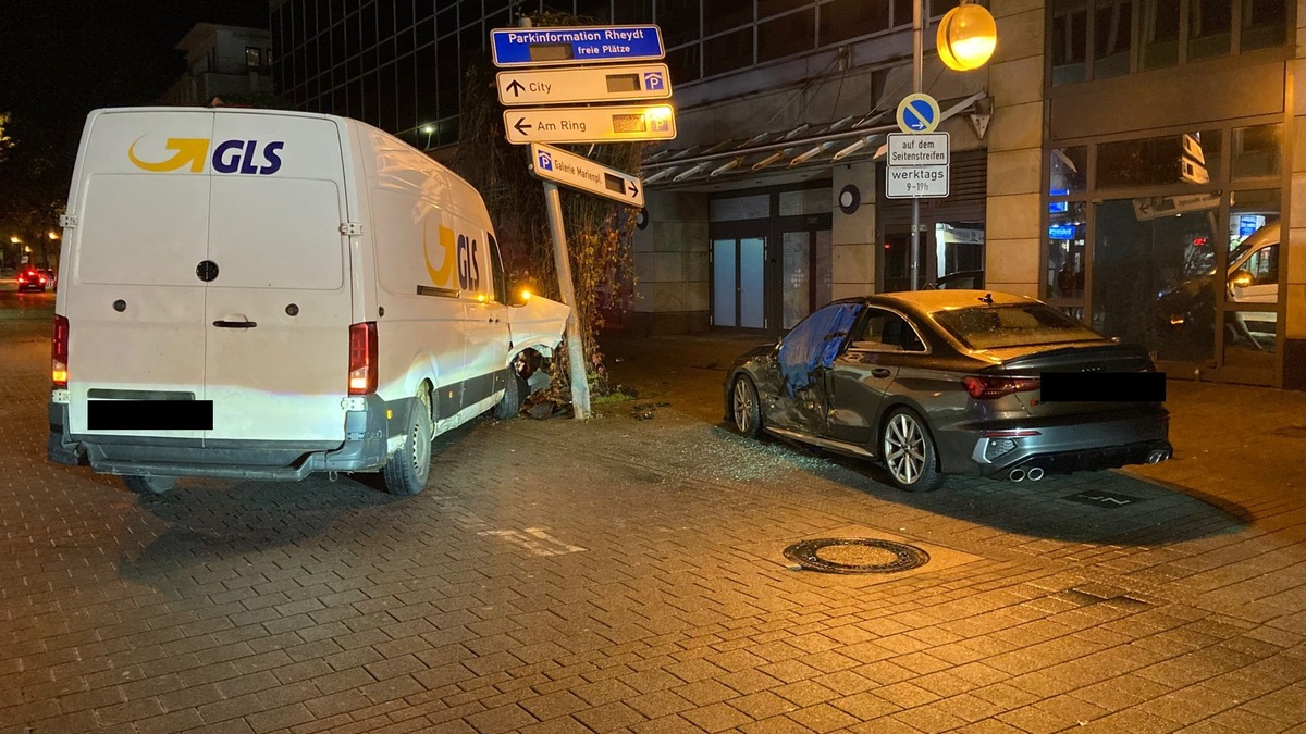 POL-MG: Fahrerflucht in Rheydt: 40-Jähriger verursacht Verkehrsunfälle unter Alkoholeinfluss - Foto: presseportal.de