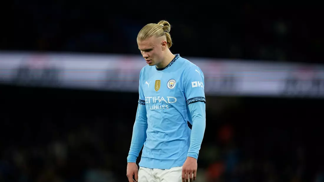 Man Citys Toptorjäger Erling Haaland ließ viele Chancen ungenutzt. - Bild: Dave Thompson/AP