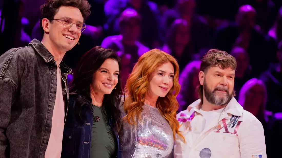 Die Jury in der ersten Show der 11. Staffel von «The Masked Singer». - Bild: Rolf Vennenbernd/dpa