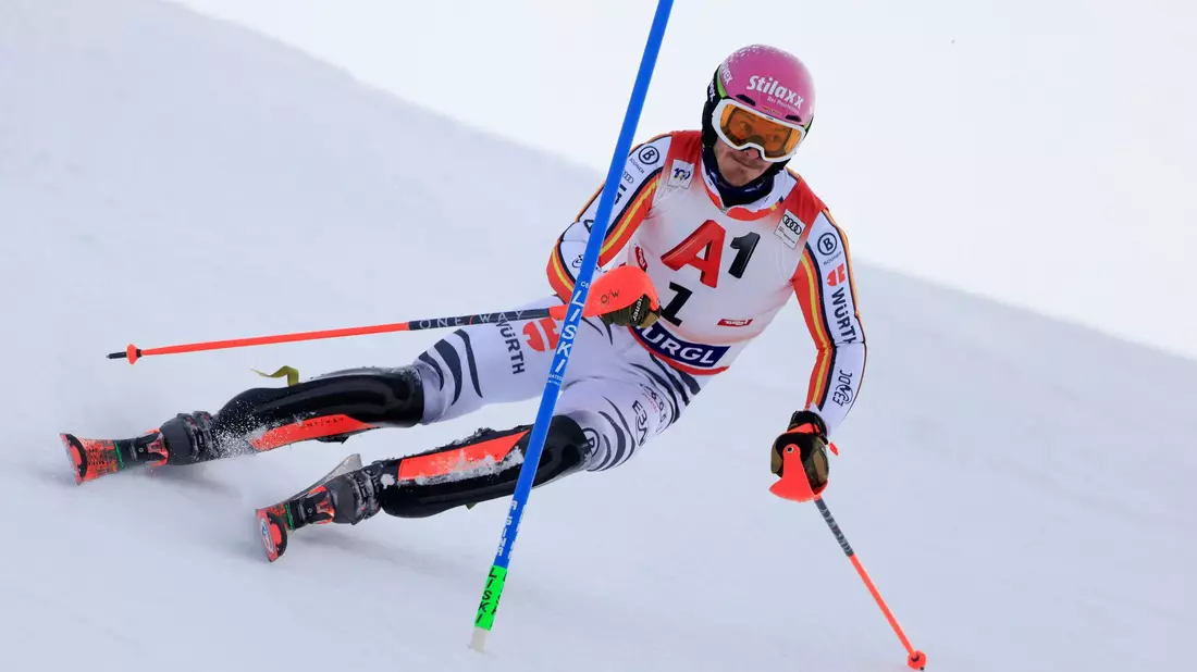 Der deutsche Hoffnungsträger Linus Straßer kassierte in Gurgl einen Rückschlag. - Bild: Giovanni Maria Pizzato/AP