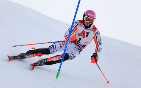 Der deutsche Hoffnungsträger Linus Straßer kassierte in Gurgl einen Rückschlag. - Foto: Giovanni Maria Pizzato/AP Der deutsche Hoffnungsträger Linus Straßer kassierte in Gurgl einen Rückschlag. - Foto: Giovanni Maria Pizzato/AP