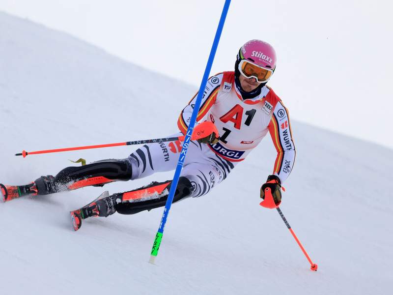 Der deutsche Hoffnungsträger Linus Straßer kassierte in Gurgl einen Rückschlag. - Foto: Giovanni Maria Pizzato/AP