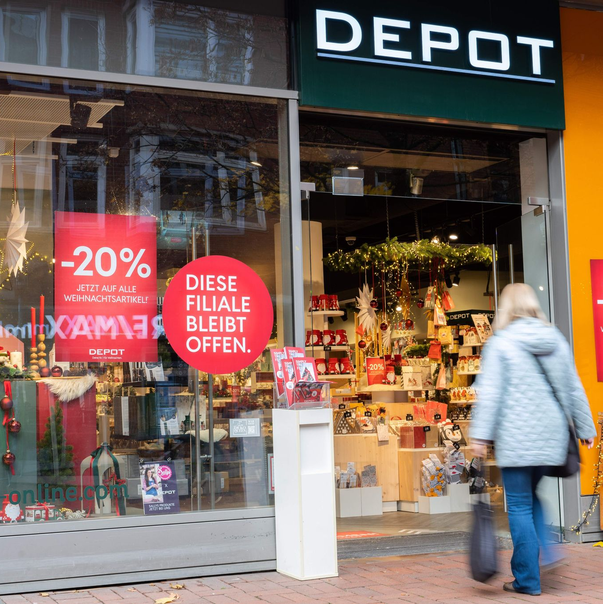 Depot hatte im vergangenen Jahr einen Insolvenzantrag gestellt. (Archivbild) - Foto: Alicia Windzio/dpa