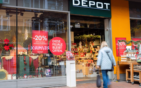 Der Einrichtungsfachhandel, zu dem Depot zählt, hatte es zuletzt schwer.  - Foto: Alicia Windzio/dpa