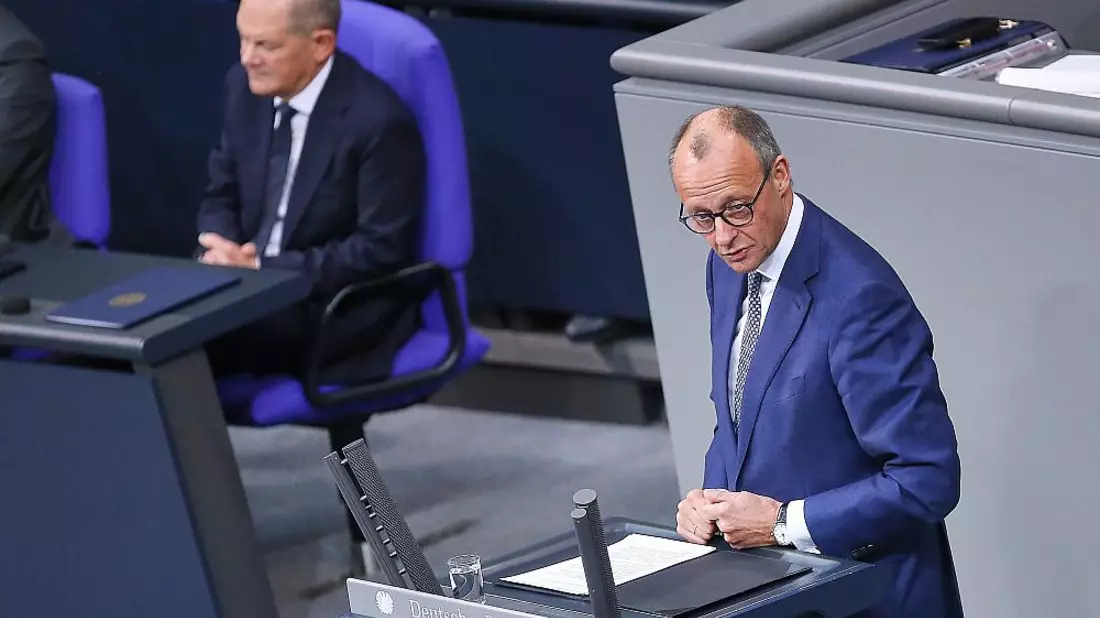Olaf Scholz und Friedrich Merz (Archiv) - Bild: über dts Nachrichtenagentur