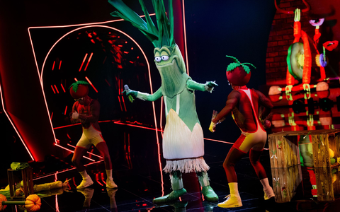 Der Lauch musste in der zweiten Folge die Maske abnehmen. - Foto: Rolf Vennenbernd/dpa