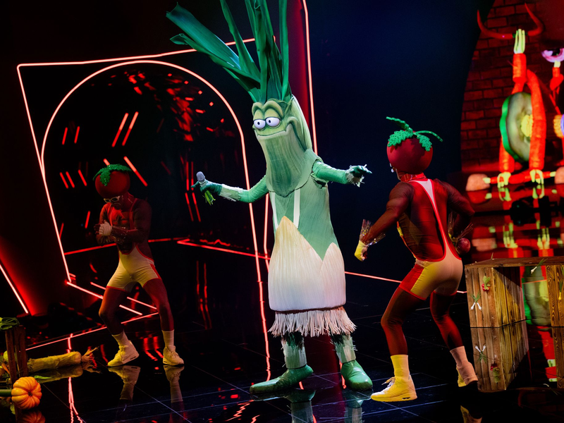 Der Lauch musste in der zweiten Folge die Maske abnehmen. - Foto: Rolf Vennenbernd/dpa