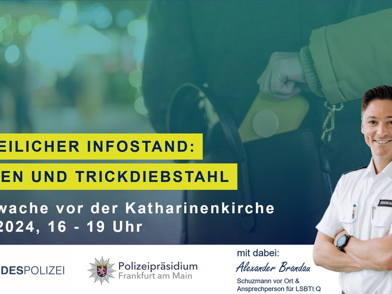 POL-F: 241125- 1137 Frankfurt- Innenstadt: Präventionsstand Taschendiebstahl auf dem Weihnachtsmarkt - Foto: presseportal.de