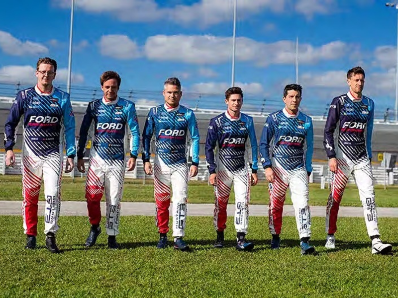 Zwei deutsche Rennprofis fahren 2025 im Mustang GT3 für Ford Performance Motorsports um den IMSA-Titel - Foto: presseportal.de