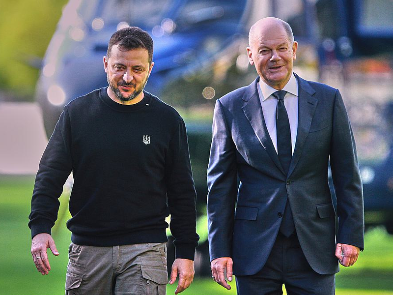 Wolodymyr Selenskyj und Olaf Scholz (Archiv) - Foto: über dts Nachrichtenagentur