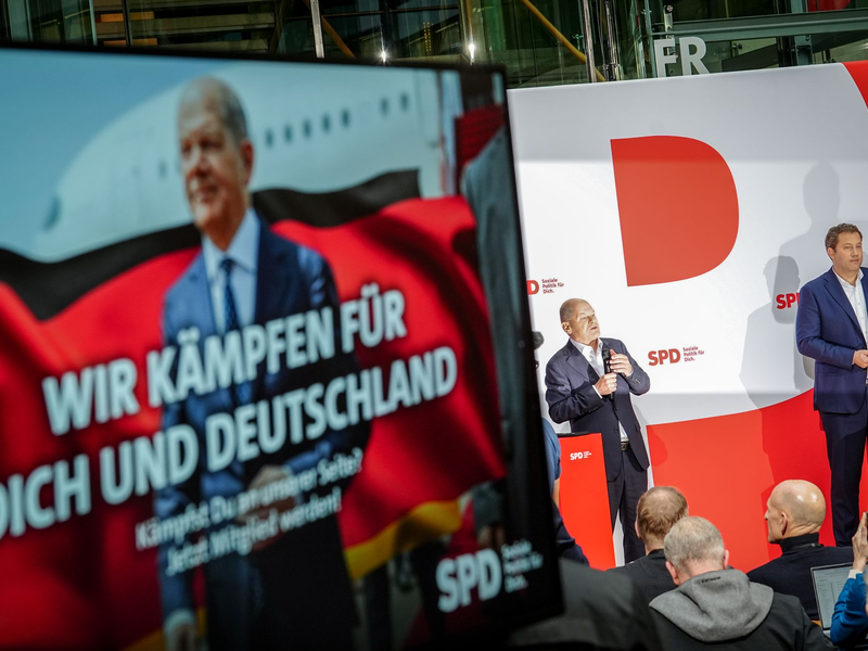 Scholz führt die SPD zum zweiten Mal als Kanzlerkandidat in die Bundestagswahl. - Foto: Kay Nietfeld/dpa
