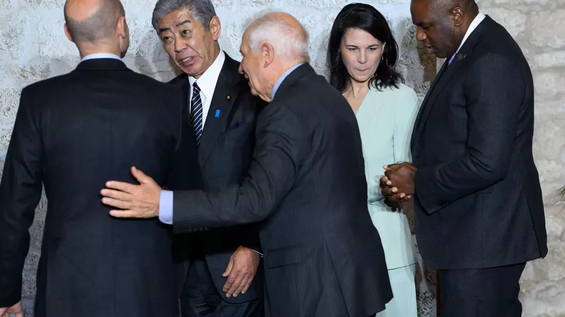 Nach dem Haftbefehl gegen Israels Ministerpräsidenten Benjamin Netanjahu suchen die G7-Staaten nach einem gemeinsamen Nenner.  - Bild: Bernd von Jutrczenka/dpa