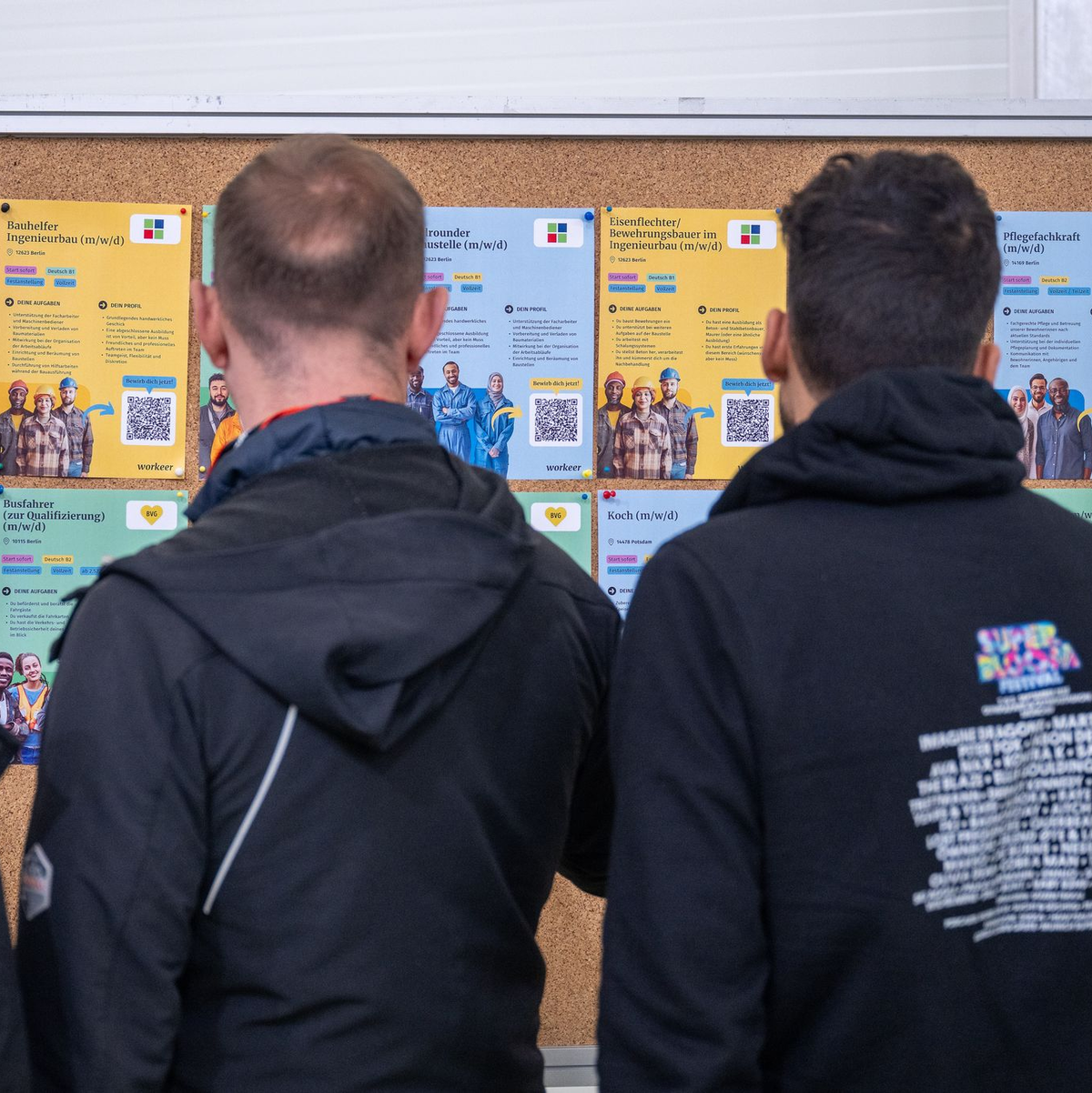 Der deutsche Arbeitsmarkt ist laut Studie auf Zuwanderung in «substanziellem Umfang» angewiesen (Symbolbild).  - Foto: Christophe Gateau/dpa