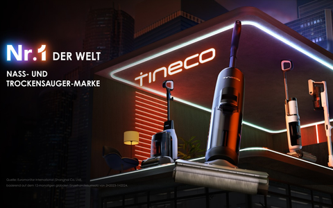 Tineco als weltweit führend in der aufstrebenden Kategorie der Bodenwaschmaschinen anerkannt - Foto: presseportal.de