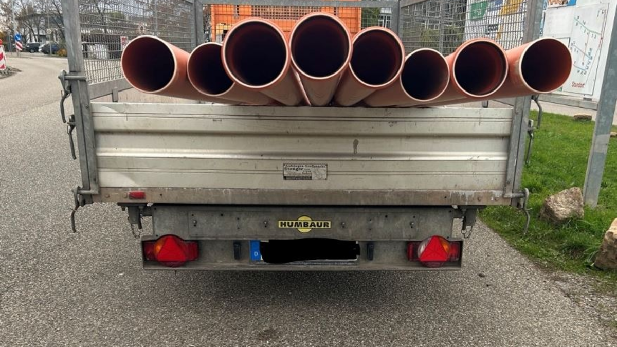 POL-PDLD: Edenkoben - Ungesicherte Ladung - Foto: presseportal.de