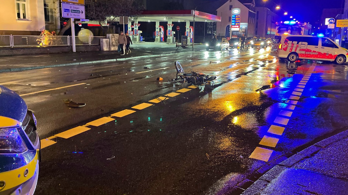 POL-SI: Vater mit Kleinkind auf Fahrrad angefahren - beide wurden schwer verletzt - #polsiwi - Foto: presseportal.de