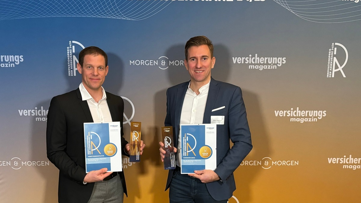 Die Bayerische glänzt beim Innovationspreis der Assekuranz: Zwei Mal Gold und Bronze für wegweisende Innovationen - Foto: presseportal.de