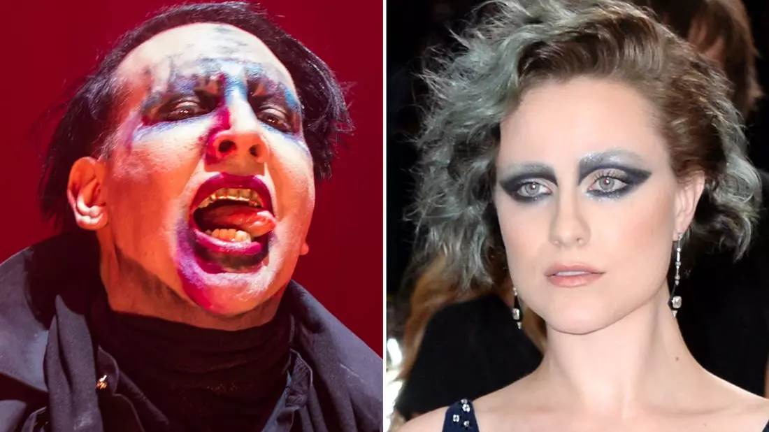 Rocker Marilyn Manson lässt Klage gegen Ex-Freundin Evan Rachel Wood fallen. (Archivfoto)  - Bild: Gateau/Marechal/PA Wire/dpa