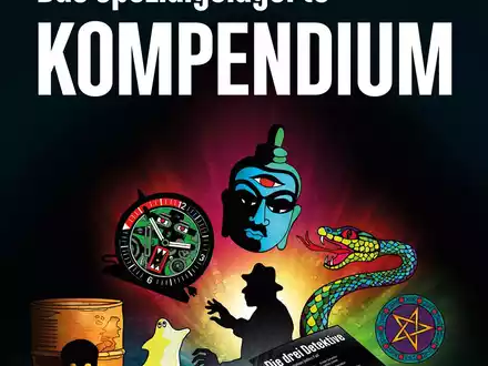 «Die drei ??? - Das spezialgelagerte Kompendium» stellt auf fast 450 Seiten viel Wissenswertes zusammen. - Foto: Andreas Ruch/ Verlag Langen Müller/dpa
