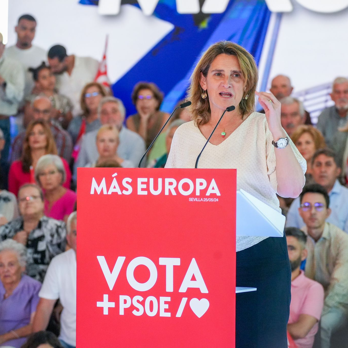 Soll die Wettbewerbsfähigkeit der Wirtschaft stärken: die Spanierin Teresa Ribera. (Archivbild) - Foto: Francisco J. Olmo/EUROPA PRESS/dpa