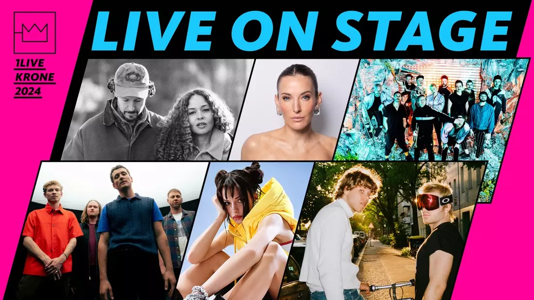 1LIVE Krone: Das sind die Live-Acts - Bild: presseportal.de