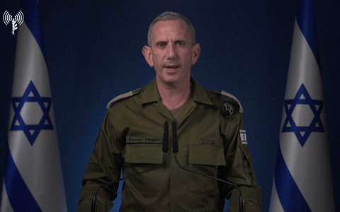 Jede Verletzung der Waffenruhe werde «mit Feuer beantwortet», sagt Israels Armeesprecher Hagari. (Archivbild) - Foto: Uncredited/Israel Defense Forces/AP/dpa