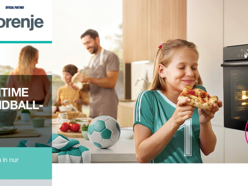 Crunchtime für Handballfans: Gorenje ist erstmals offizieller Partner der Women's EHF EURO 2024 - Foto: presseportal.de