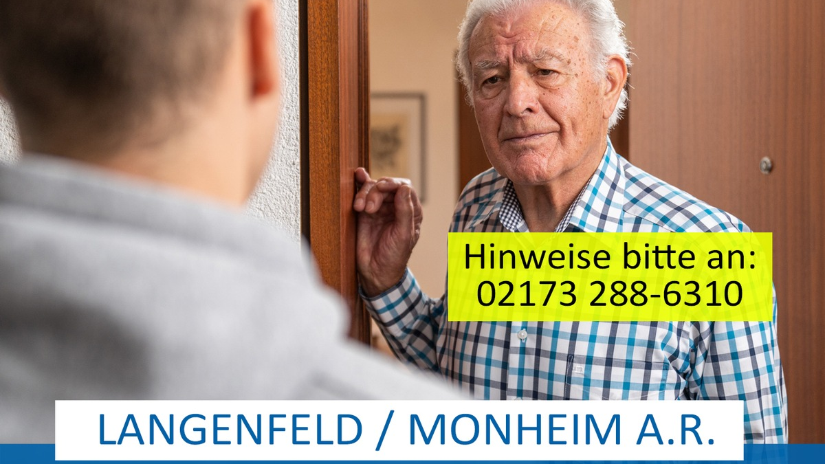 POL-ME: Polizei warnt vor falschen Handwerkern - Langenfeld / Monheim am Rhein - 2411108 - Foto: presseportal.de