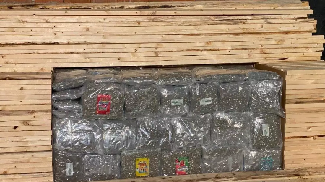 ZOLL-BB: Mehr als eine Tonne Marihuana sichergestellt - Mutmaßliche Bande festgenommen - Bild: presseportal.de