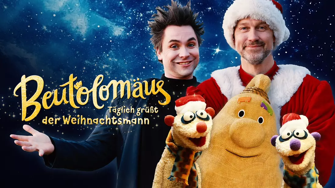 Wayne Carpendale in Beutolomäus - Täglich grüßt der Weihnachtsmann / Neues Beuto-Abenteuer ab 3. Dezember 2024 bei KiKA - Bild: presseportal.de