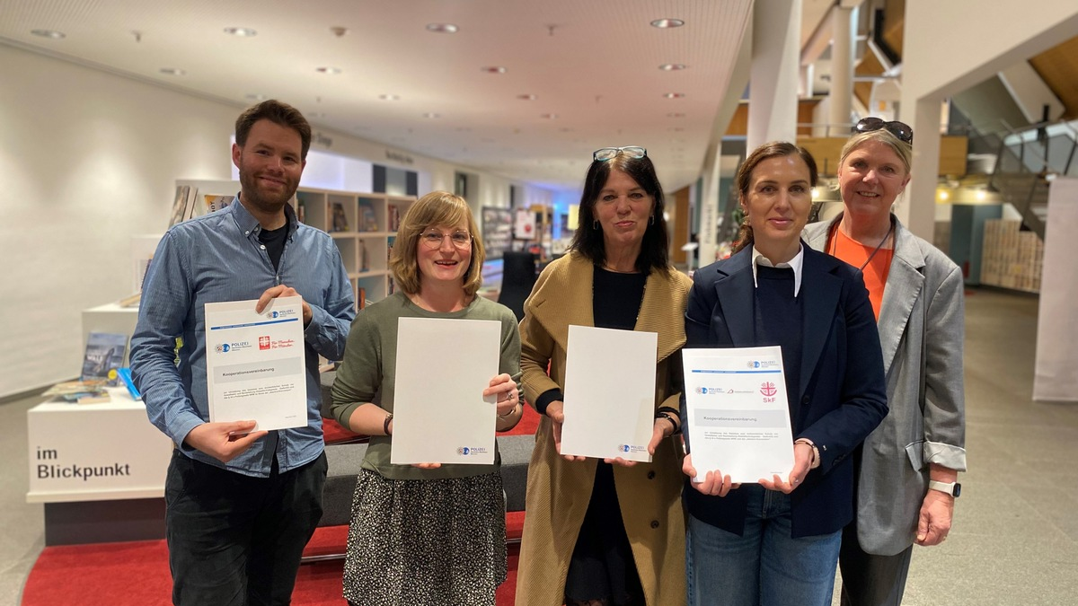 POL-MS: Gemeinsam gegen häusliche Gewalt und Gewalt gegen Frauen - Polizei Münster kooperiert mit drei Beratungsstellen für Frauen und Männer - Foto: presseportal.de