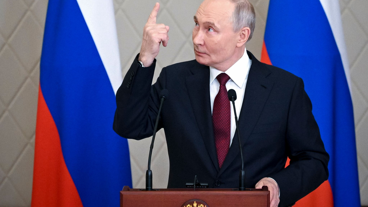 Putin hat nichts gegen eine Wiederholung des Telefonats mit Scholz. - Foto: Ramil Sitdikov/Pool Sputnik Kremlin/AP