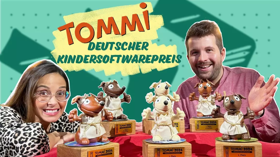 KiKA präsentiert TOMMI 2024 und die besten Spiele und Apps / Preisverleihung am 1. Dezember 2024 im Medienmagazin Team Timster - Bild: presseportal.de