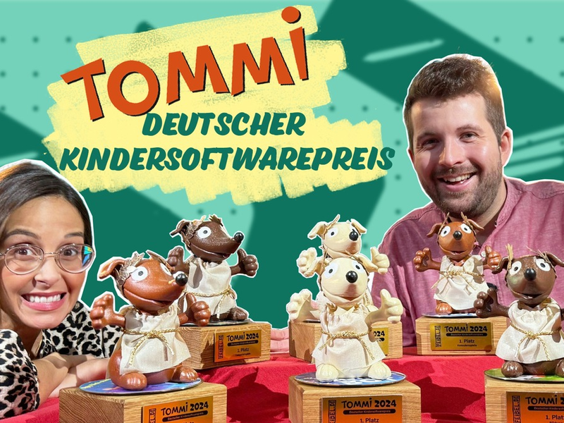 KiKA präsentiert TOMMI 2024 und die besten Spiele und Apps / Preisverleihung am 1. Dezember 2024 im Medienmagazin Team Timster - Foto: presseportal.de