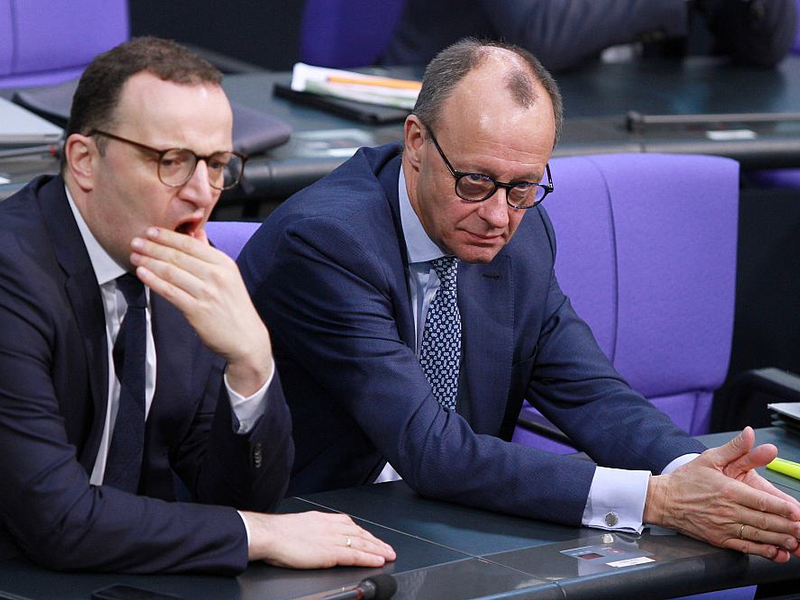 Jens Spahn und Friedrich Merz (Archiv) - Foto: über dts Nachrichtenagentur
