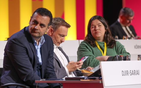 Abschluss FDP-Bundesparteitag - Foto: Joerg Carstensen/dpa