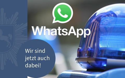 POL-LG: Die Polizeidirektion Lüneburg jetzt auch auf WhatsApp - neue Kommunikationswege für mehr Blaulichtinformationen - Foto: presseportal.de