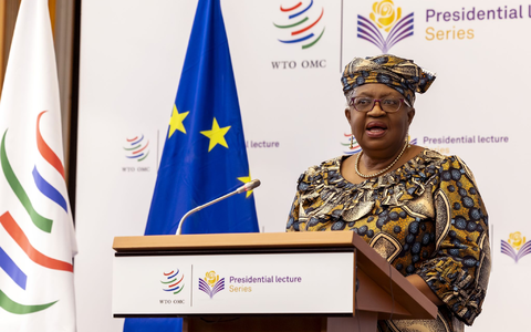 Ngozi bleibt weitere vier Jahre WTO-Chefin (Archivbild) - Foto: Salvatore Di Nolfi/KEYSTONE/dpa