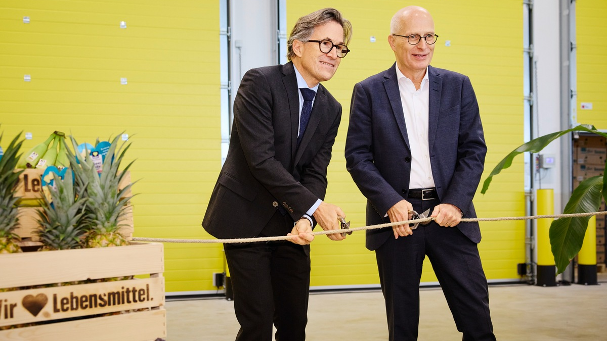 Millionen-Investition am Tor zur Welt: EDEKA eröffnet neues Fruchtkontor Nord im Hamburger Hafen - Foto: presseportal.de