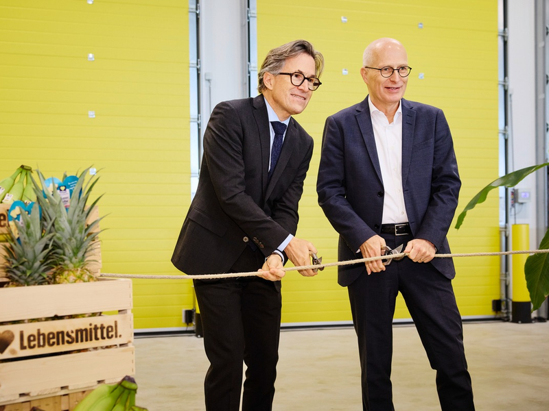 Millionen-Investition am Tor zur Welt: EDEKA eröffnet neues Fruchtkontor Nord im Hamburger Hafen - Foto: presseportal.de