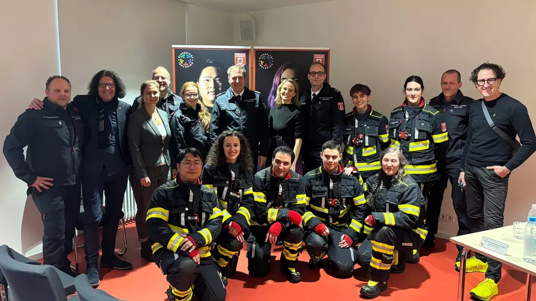 FW-M: Vorstellung der Kampagne Diversität und Inklusion der Freiwilligen Feuerwehr München - Bild: presseportal.de