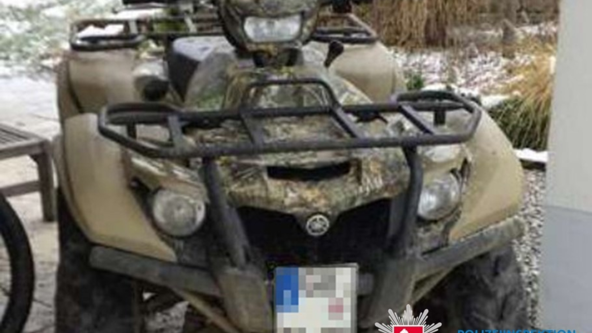 POL-GÖ: (458/2024) Serie von Quad-Diebstählen beschäftigt die Polizei in Hann. Münden. Ermittler bitten um Hinweise aus der Bevölkerung - Foto: presseportal.de