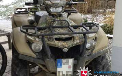 POL-GÖ: (458/2024) Serie von Quad-Diebstählen beschäftigt die Polizei in Hann. Münden. Ermittler bitten um Hinweise aus der Bevölkerung - Foto: presseportal.de POL-GÖ: (458/2024) Serie von Quad-Diebstählen beschäftigt die Polizei in Hann. Münden. Ermittler bitten um Hinweise aus der Bevölkerung - Foto: presseportal.de